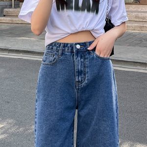 90s Grunge Denim Shorts - Vintage Y2K Style for Aesthetic Outfits and Retro Fashion