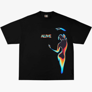 Alive T-Shirt: Y2K Aesthetic Graphic Tee for Trendy Coquette and Grunge Styles