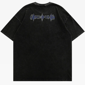 Am I Destined To Die By My Reflection Y2K Aesthetic Grunge Style Graphic Tee