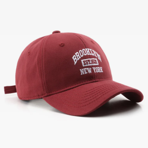 Brooklyn Baseball Cap: Y2K Aesthetic Hat for Trendy Coquette and Grunge Styles