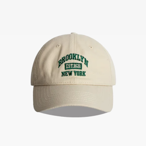 Brooklyn Baseball Cap: Y2K Aesthetic Hat for Trendy Coquette and Grunge Styles