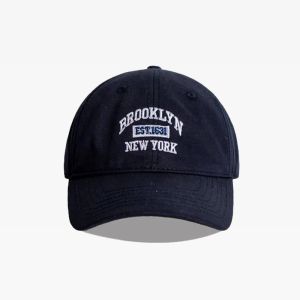 Brooklyn Baseball Cap: Y2K Aesthetic Hat for Trendy Coquette and Grunge Styles