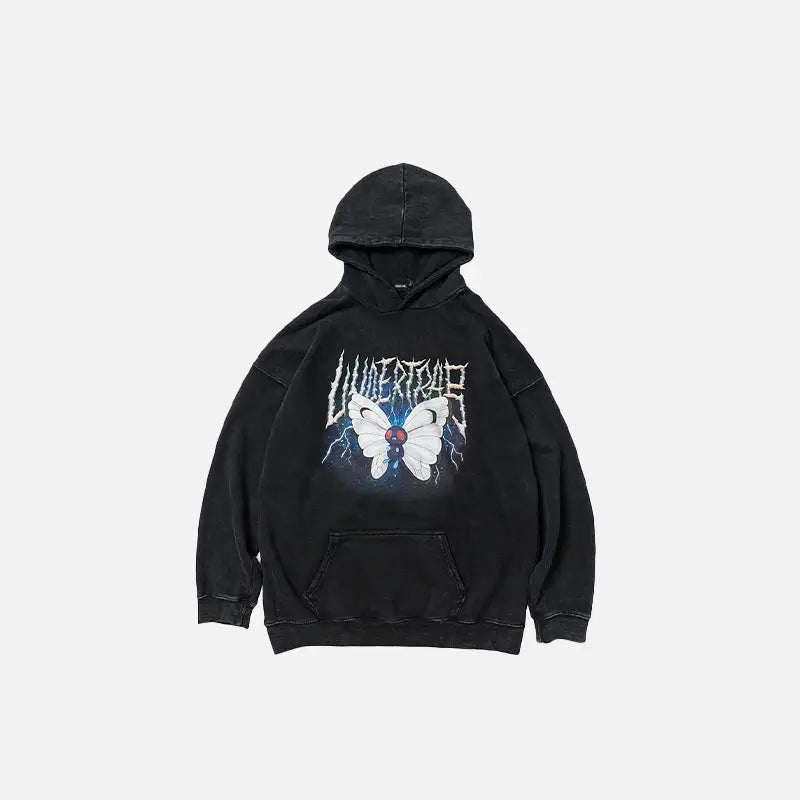 Butterfly Dreams Y2K Hoodie - Aesthetic Grunge Style for Cozy Fashion Lovers