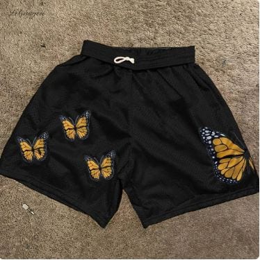 Butterfly Y2K Aesthetic Cargo Shorts for Trendy Summer Outfits