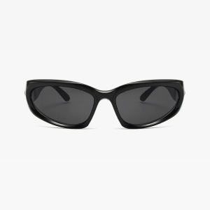 Chic Black Y2K Sunglasses for Retro Aesthetic Lovers and Trendsetters