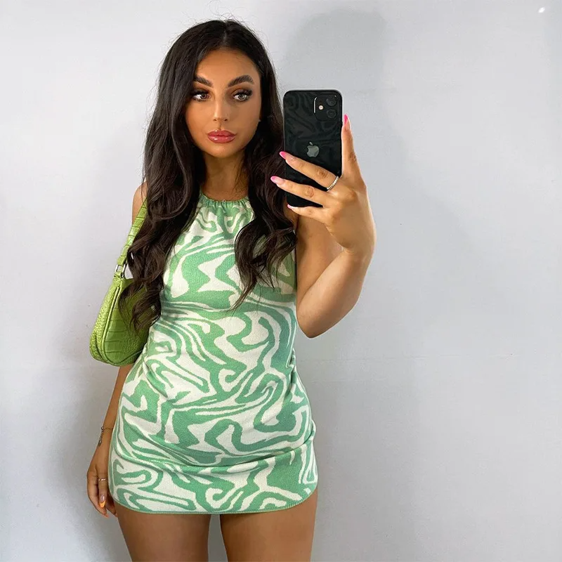 Chic Green Y2K Dress - Trendy Coquette Aesthetic for Stylish Outfits