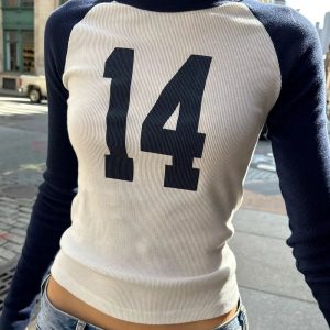 Chic Long Sleeve Slim Y2K Shirt for Trendy Coquette and Grunge Aesthetic Outfits