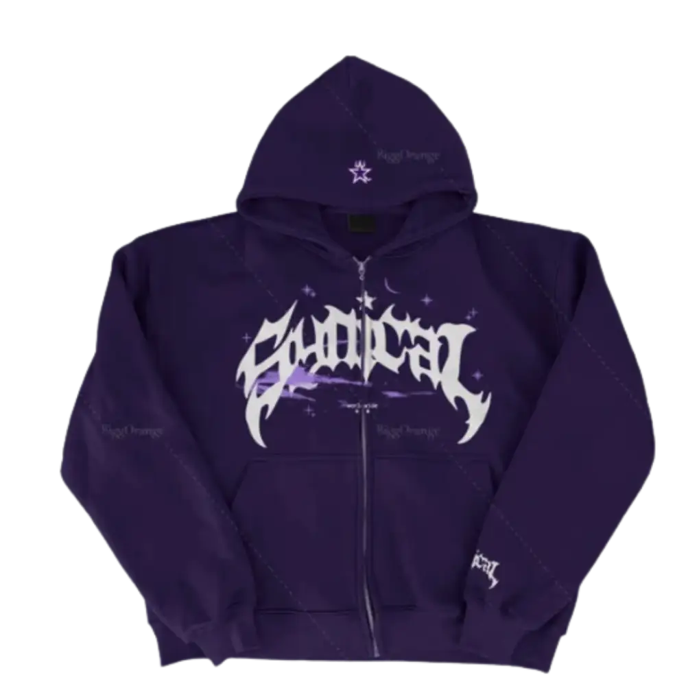 Chic Purple Y2K Zipper Hoodie - Trendy Coquette Aesthetic for Effortless Style