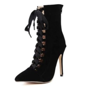 Chic Y2K High Heeled Boots for Trendy Coquette and Grunge Aesthetic Outfits