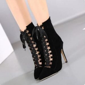 Chic Y2K High Heeled Boots for Trendy Coquette and Grunge Aesthetic Outfits