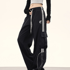 Coquette Aesthetic Baggy Joggers for Women - Y2K Style Comfy Streetwear Pants