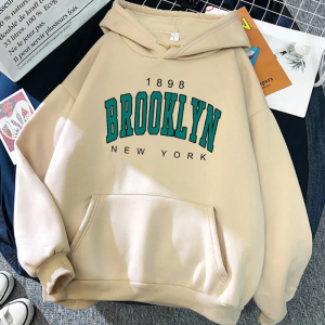 Coquette Aesthetic Brooklyn Hoodie - Y2K Fashion Comfy Layer for Cute Outfits