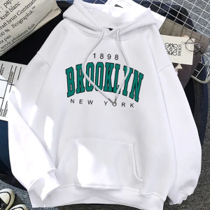 Coquette Aesthetic Brooklyn Hoodie - Y2K Fashion Comfy Layer for Cute Outfits