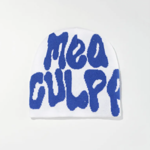 Coquette Aesthetic Mea Culpa Beanie - Y2K Fashion Statement for Cute Outfits