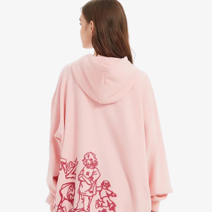 Coquette Aesthetic Pink Y2K Hoodie - Cute and Comfy Vintage Style for Trendy Outfits