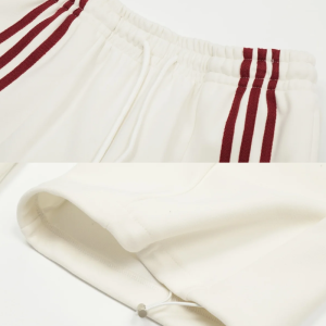 Coquette Aesthetic White Baggy Sweatpants for Y2K Fashion and Comfy Street Style