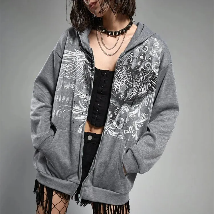 Coquette Aesthetic Y2K Zip-Up Sweater - Cute and Comfy Layering Essential