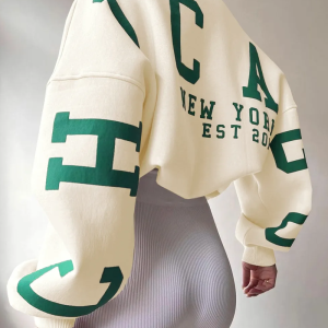 Cozy Chicago Sweater: Y2K Aesthetic Knit for Comfy Layering and Stylish Outfits