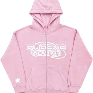 Cozy Full Zip Y2K Hoodie for Trendy Grunge Aesthetic Outfits and Comfy Layering