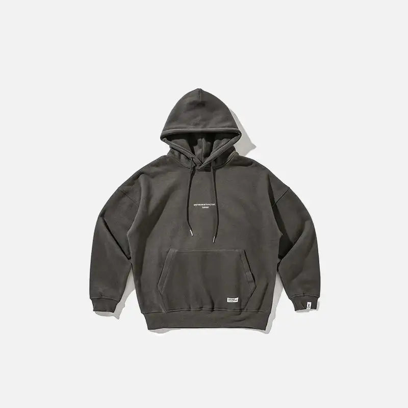 Cozy Oversized Fleece Hoodie in Y2K Style for Ultimate Comfort and Aesthetic Appeal