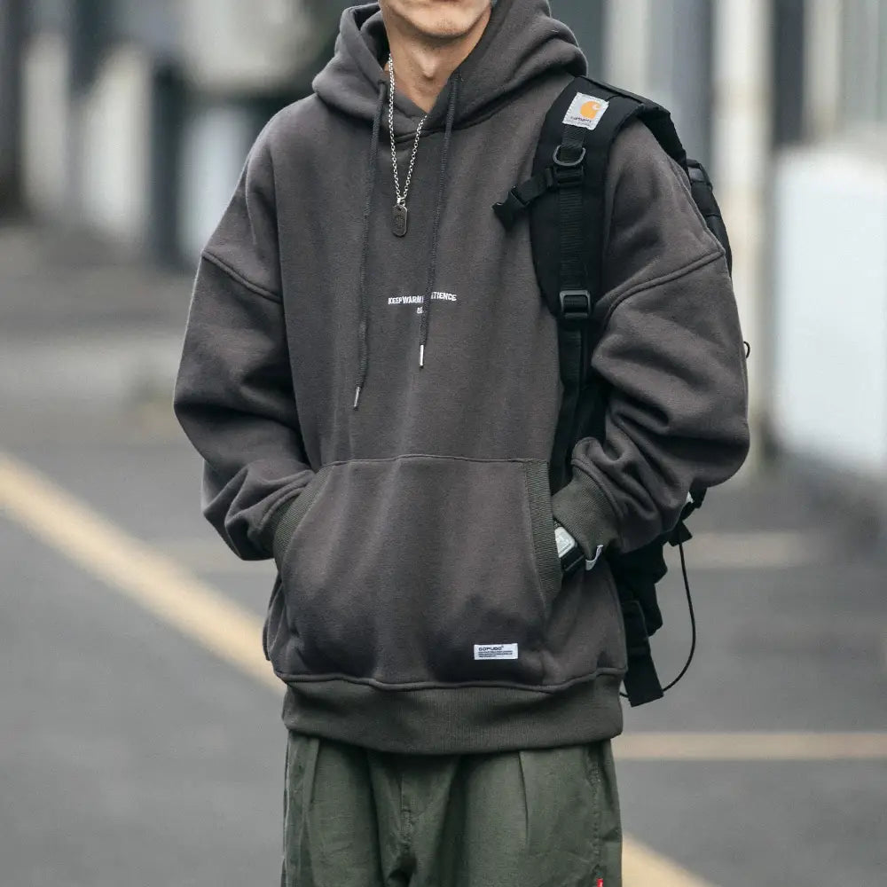 Cozy Oversized Fleece Hoodie in Y2K Style for Ultimate Comfort and Aesthetic Appeal