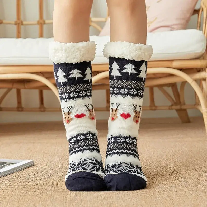 Cozy Y2K Fluffy Christmas Socks for Ultimate Comfort and Festive Vibes