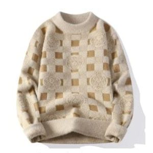 Cozy Y2K Knitted Sweater for a Chic Grunge Aesthetic Look