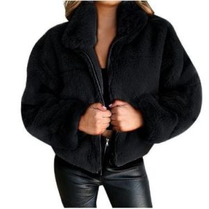 Cozy Y2K Plush Overcoat for Ultimate Comfort and Style in Y2K Fashion