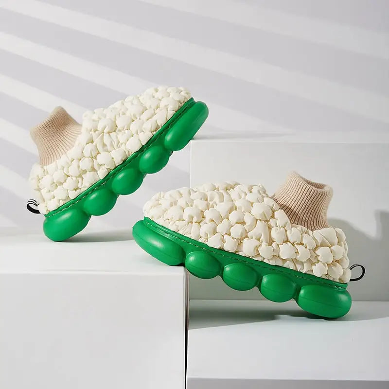 Cozy Y2K Popcorn Slippers for Cute Aesthetic Vibes and Comfy Style