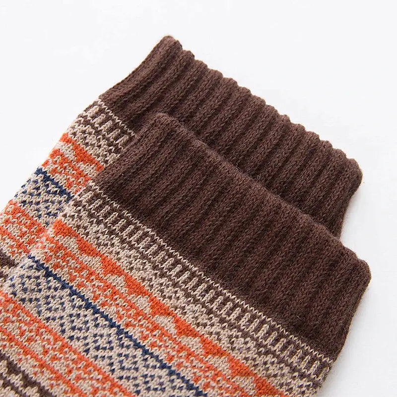 Cozy Y2K Thick Wool Retro Socks for Vintage Aesthetic and Comfy Style