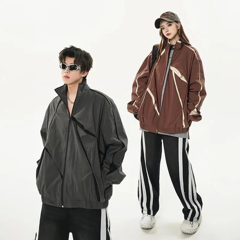 Cozy Y2K Windbreaker Jacket for Comfy Aesthetic Outfits and Retro Style