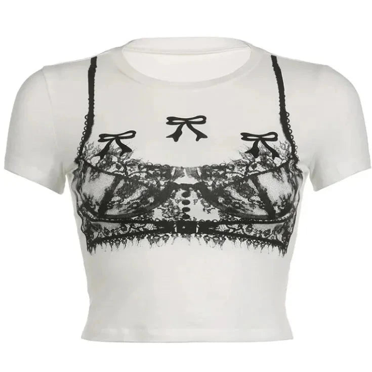 Cropped Y2K Tops: Trendy Coquette Aesthetic Shirts for Stylish Y2K Outfits