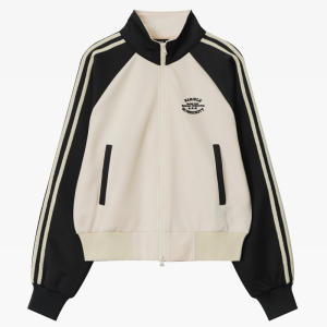 Cropped Y2K Track Jacket in Grunge Aesthetic - Trendy Comfy Layer for Stylish Outfits