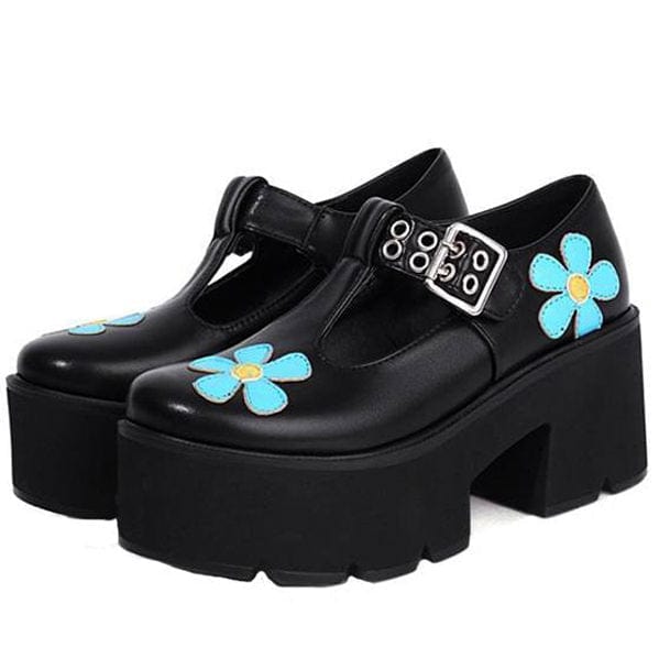 Crown Vintage Y2K Platform Sandals for Coquette Aesthetic and Grunge Style Outfits