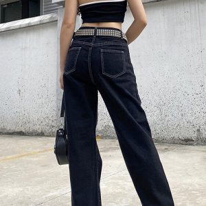 Cyber Y2K Cargo Pants: Trendy Grunge Aesthetic with a Touch of Retro Style