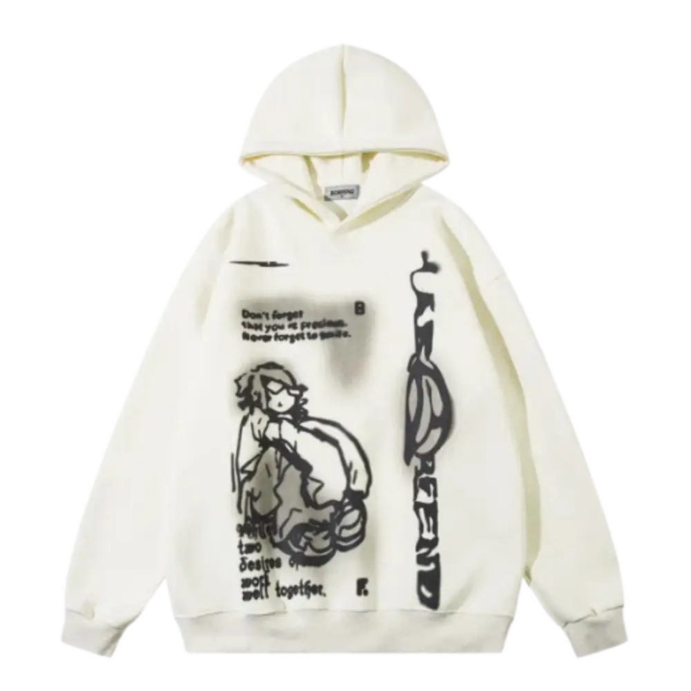 Don't Forget Me Y2K Hoodie - Vintage Aesthetic Pullover for Coquette and Grunge Styles