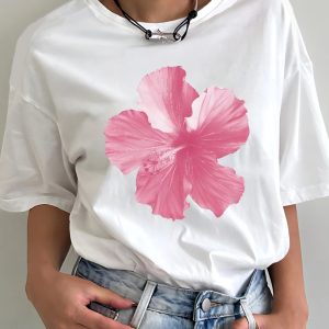 Floral Print Y2K Aesthetic Shirt - Cute Vintage Style for Trendy Outfits