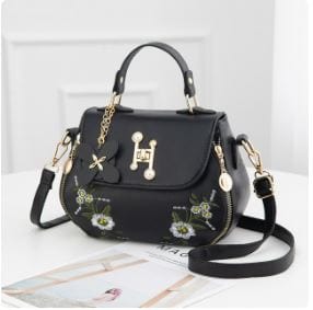 Floral Vintage Y2K Aesthetic Bag - Retro Style for Coquette and Grunge Outfits