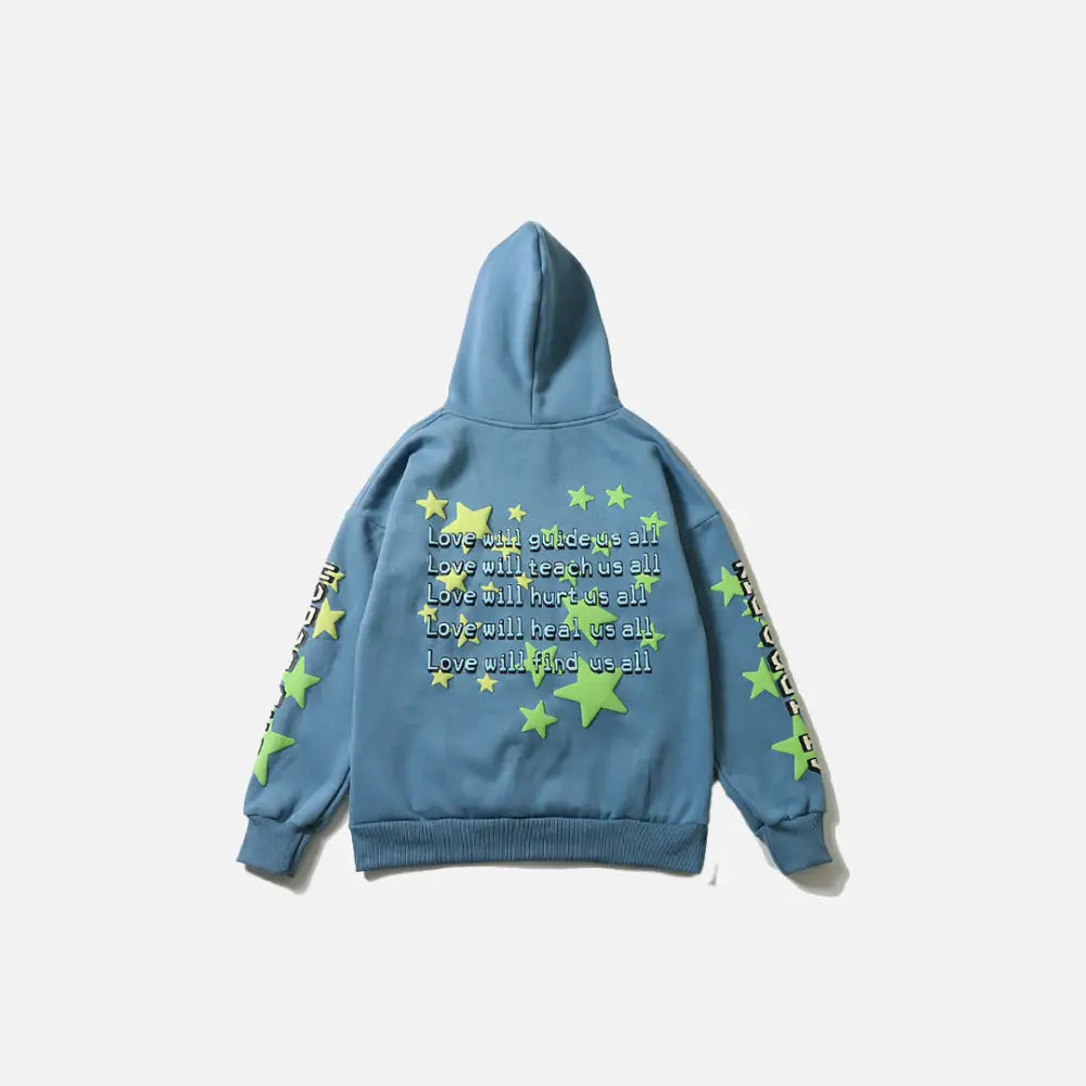 Galactic Y2K Hoodie: Trendy Comfy Streetwear for Y2K Aesthetic Lovers