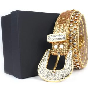 Gold Vintage Belt for Y2K Fashion, Coquette Aesthetic, and Grunge Style Outfits