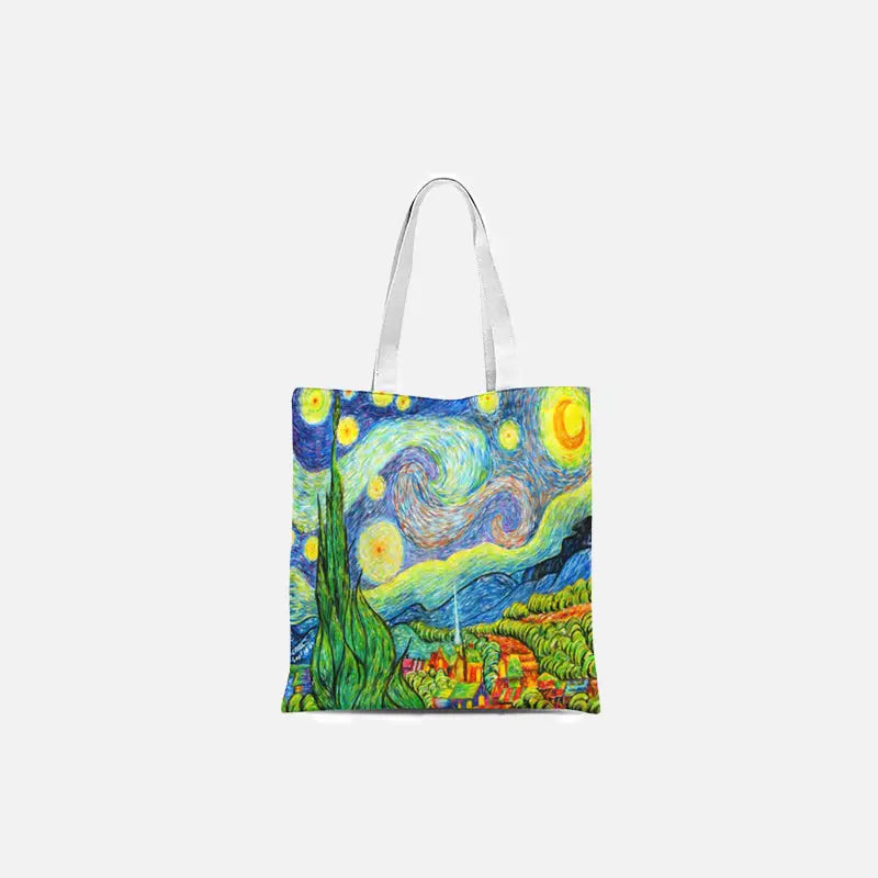 Green Retro Eco Tote Bag - Y2K Aesthetic Fashion Statement for Sustainable Style