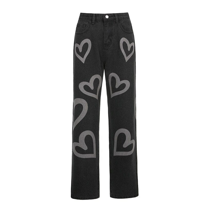 High Rise Y2K Baggy Pants for Trendy Coquette and Grunge Aesthetic Outfits