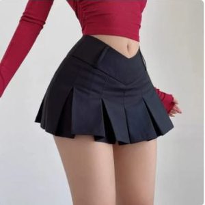 High Waist Y2K Micro Skirt - Trendy Grunge Aesthetic Mini Skirt for Stylish Outfits