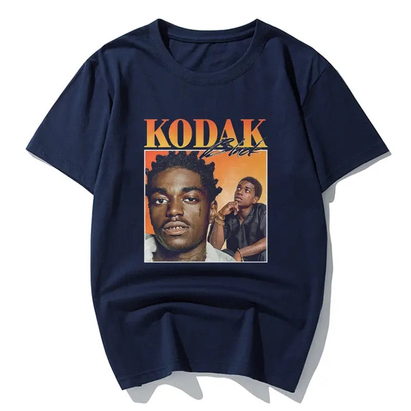 Kodak Black Y2K Retro Graphic Tee - Trendy Streetwear for Y2K Fashion Lovers