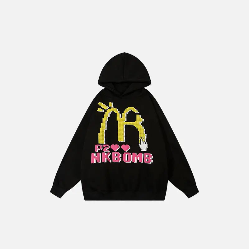 Mister Bomb Y2K Hoodie: Trendy Grunge Aesthetic for Ultimate Comfort and Style