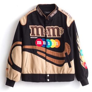 M&M's Y2K Aesthetic Jacket - Retro Style for Trendy Y2K Outfits and Grunge Looks