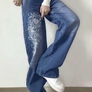 Moussy Vintage Y2K Jeans: Retro Grunge Style for Aesthetic Outfits and Everyday Wear