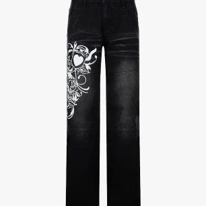 Moussy Vintage Y2K Jeans: Retro Grunge Style for Aesthetic Outfits and Everyday Wear