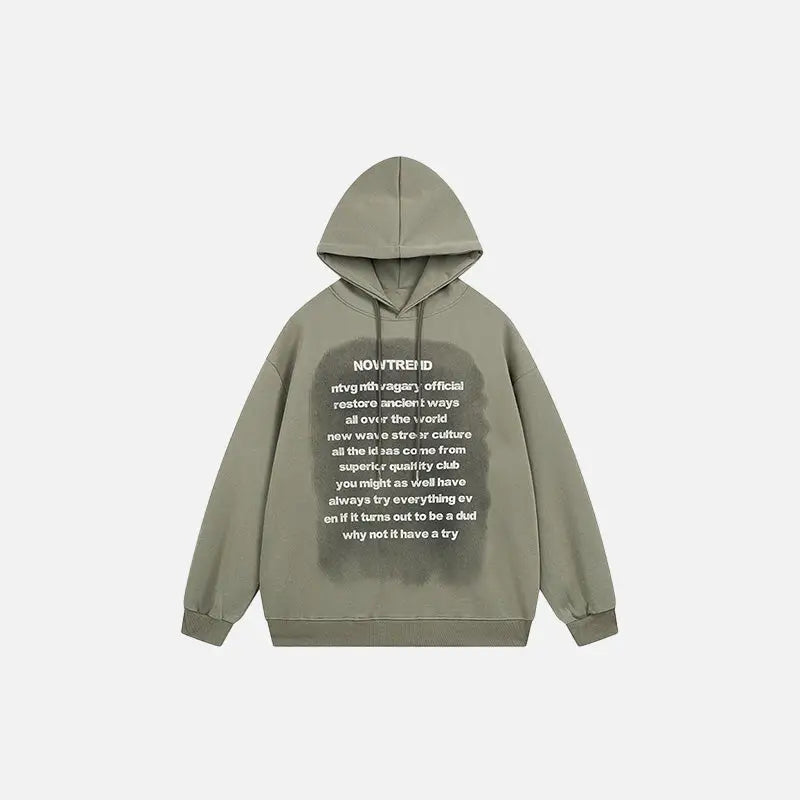 Now Trend Y2K Poem Hoodie - Aesthetic Grunge Style for Cozy Fashion Lovers