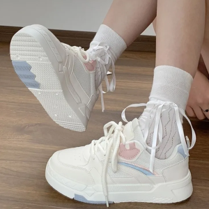 Pastel Aesthetic Sneakers for Women - Y2K Style Cute Footwear for Trendy Outfits